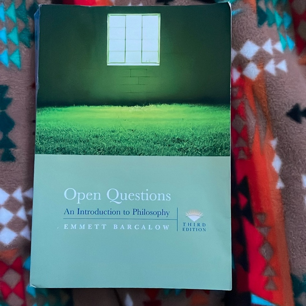 Open questions philosophy book for college